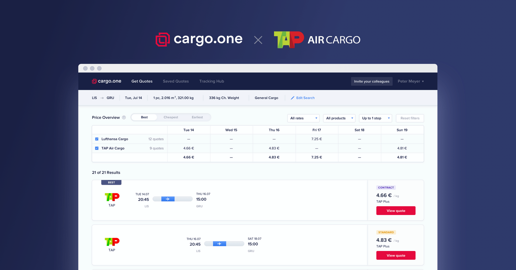Press — Now live TAP Air Cargo pushes digital distribution with real